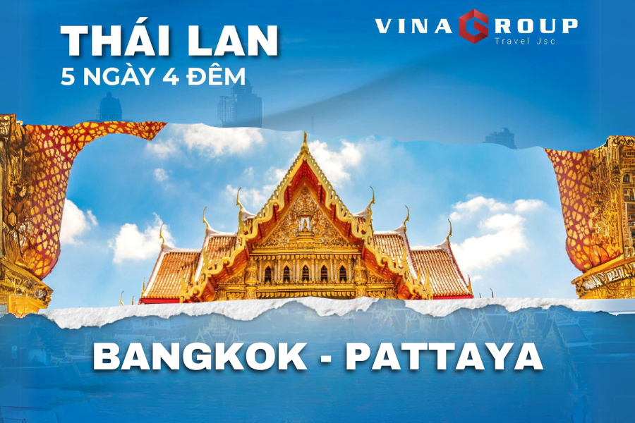 [Tết Tây] Tour Thái Lan - Bangkok - Pattaya